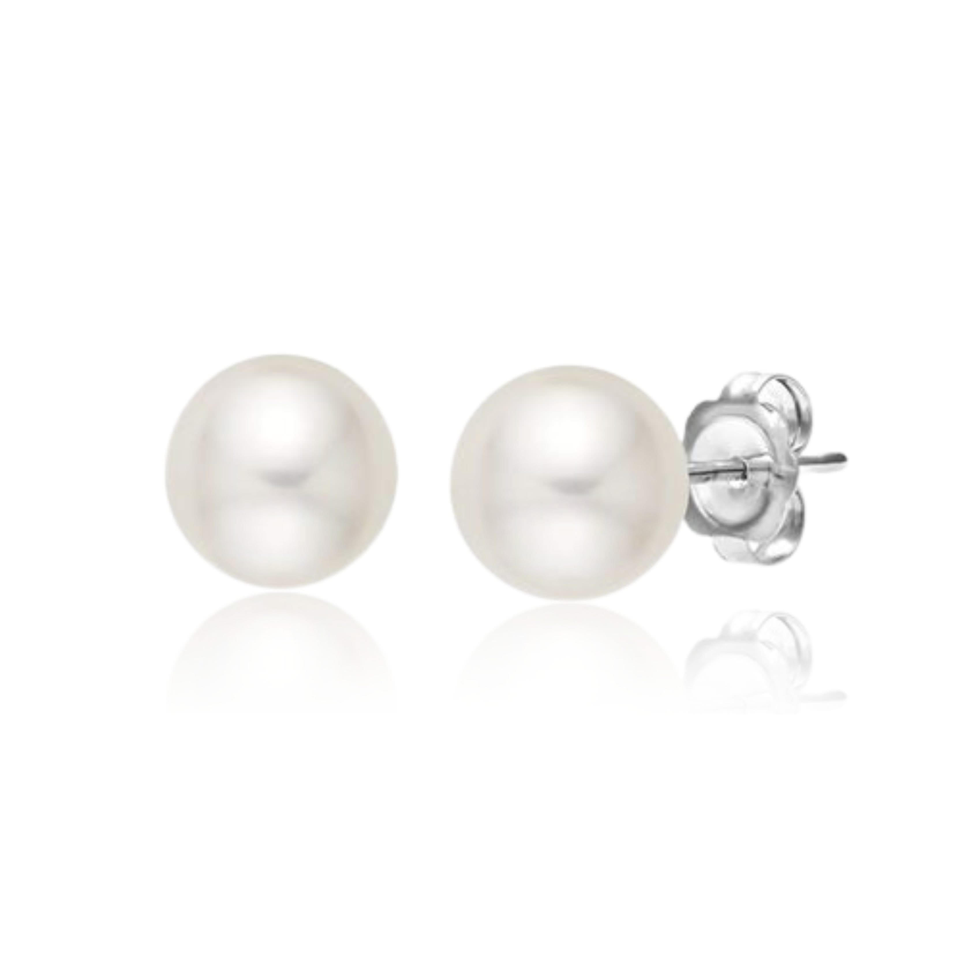 Silver 925 Pearl Stud Earring