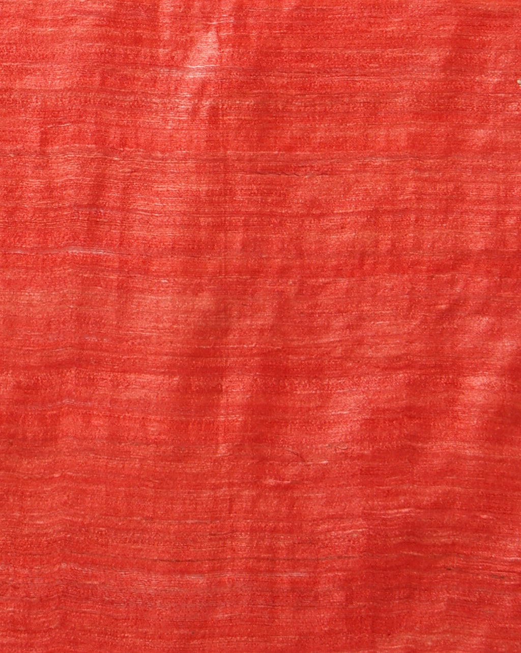 Silkmark Tussar Glowing Blockprint Black & Red Saree