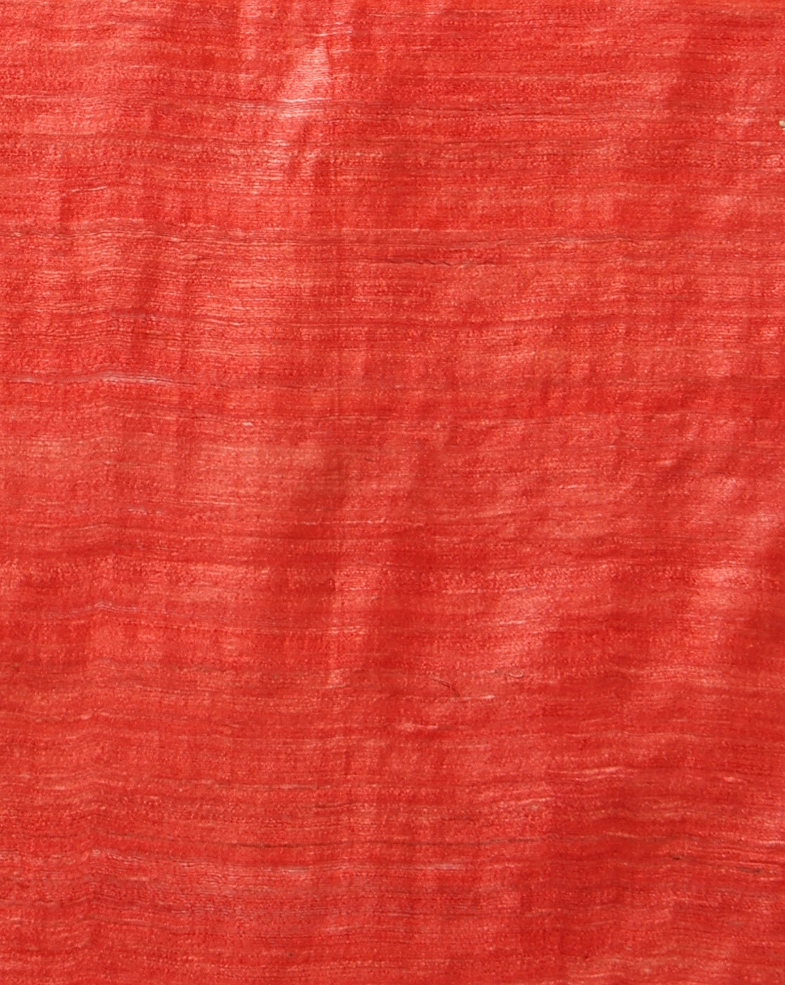Silkmark Tussar Glowing Blockprint Black & Red Saree