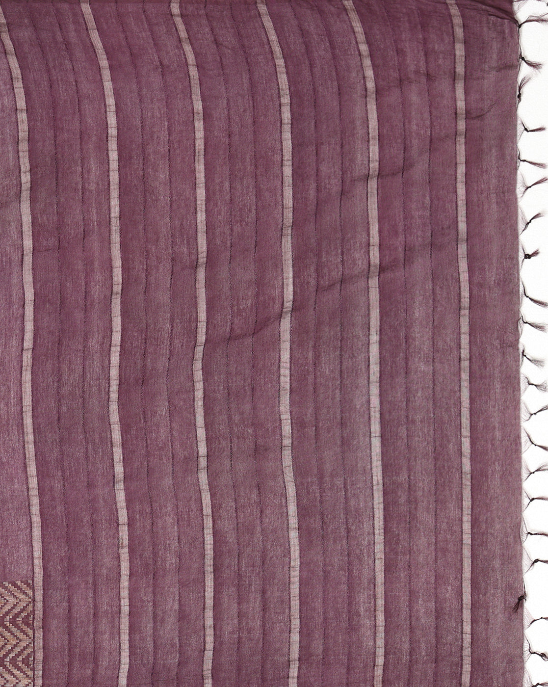 Whispering Chanderi Silk Wine Saree