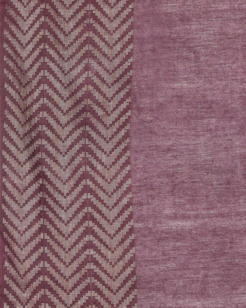 Whispering Chanderi Silk Wine Saree