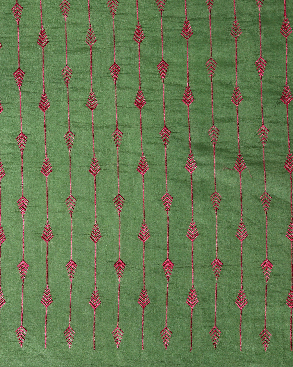Timeless Eri Tussar Silk Embroidered Green Saree