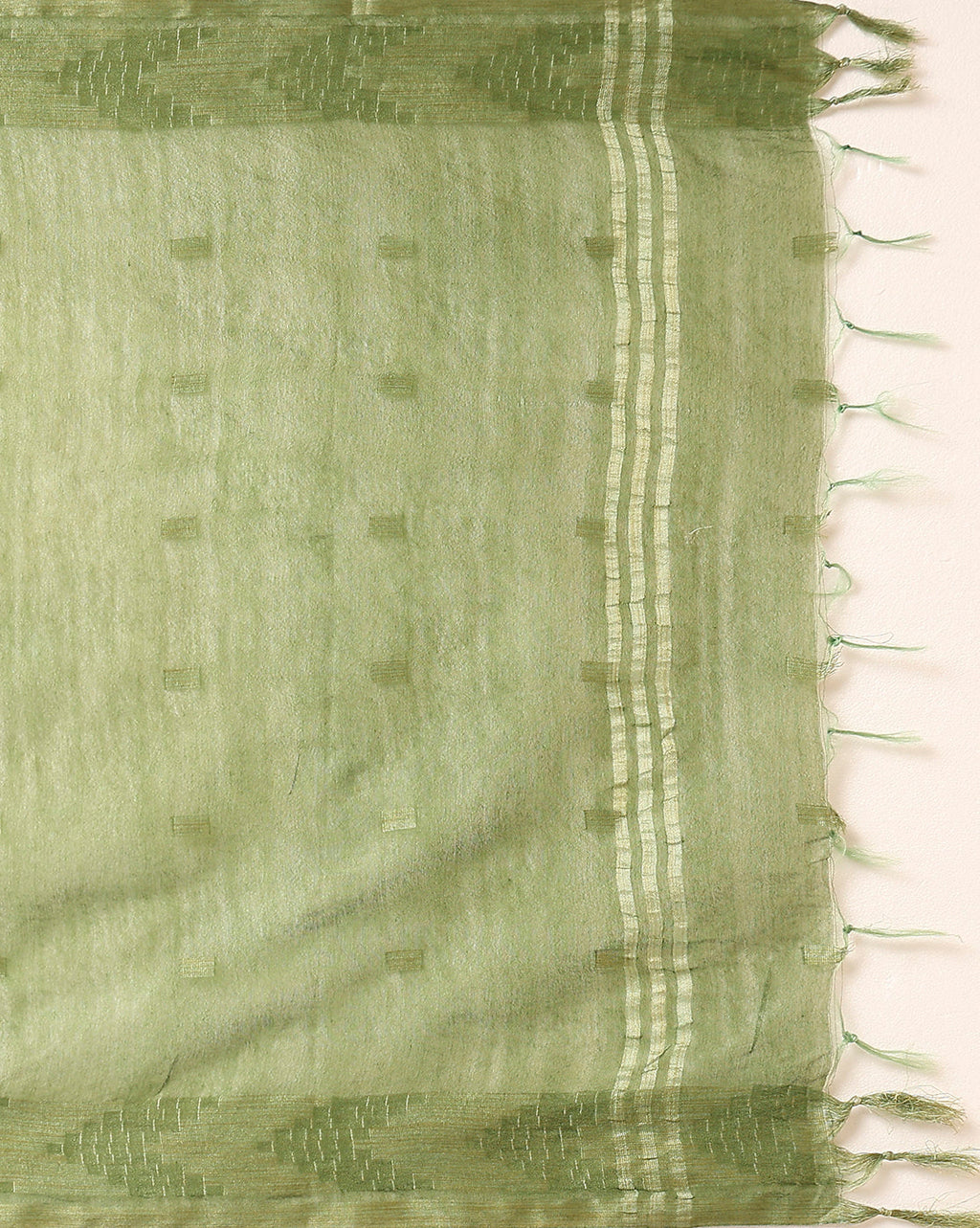 Katan Silk Eclipsing Handcrafted Green Suit