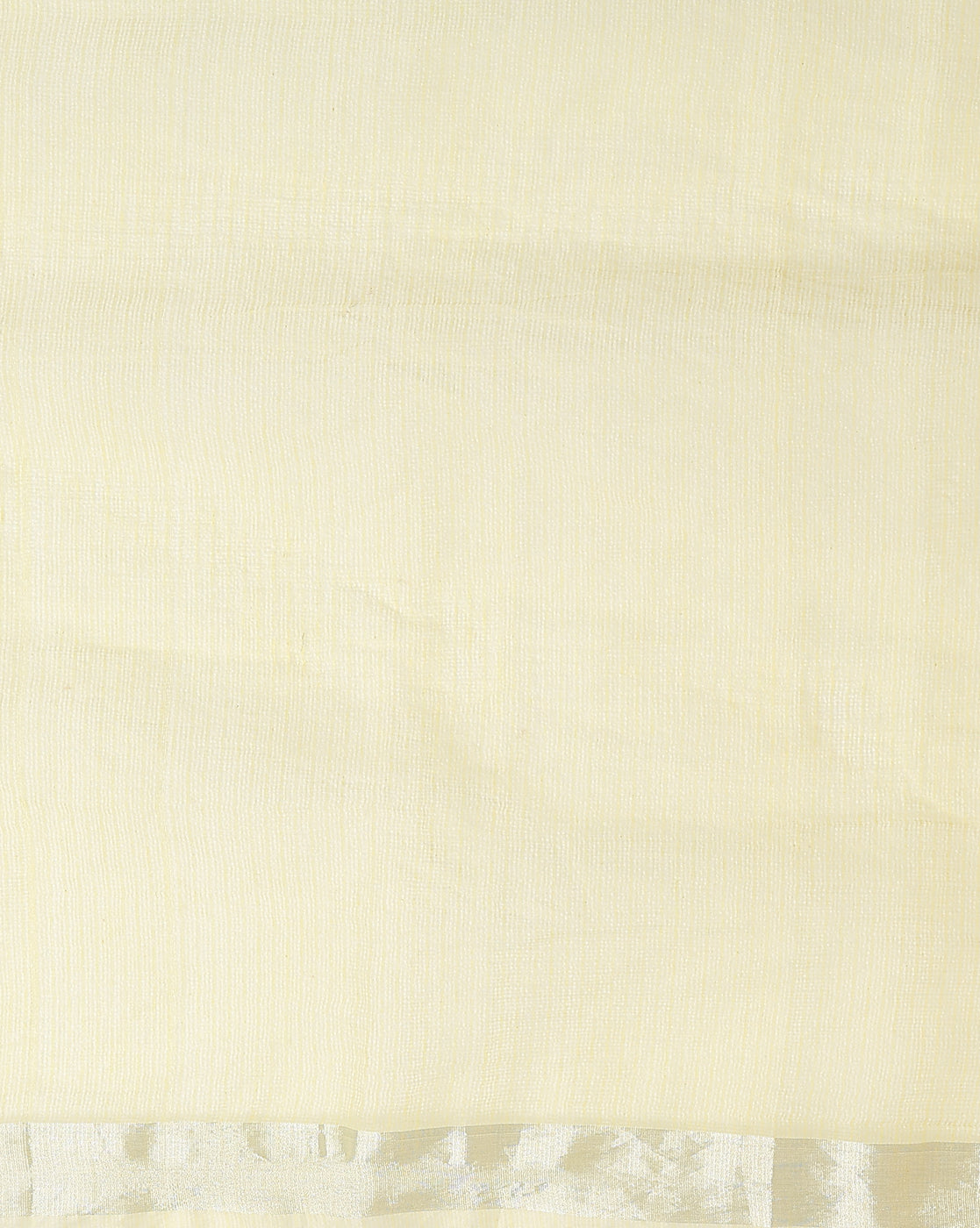 Sunshine Chikenkari Pure Cotton Kota Doria Yellow Saree