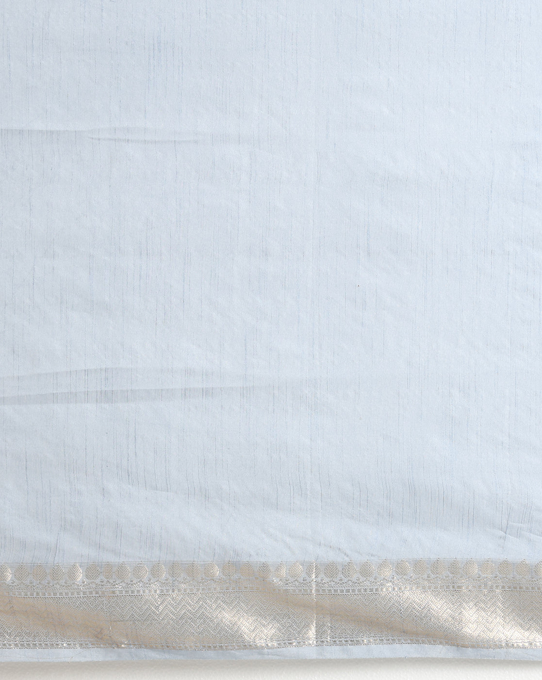 Radiating Banarasi Silk Linen Gray Handloom Saree