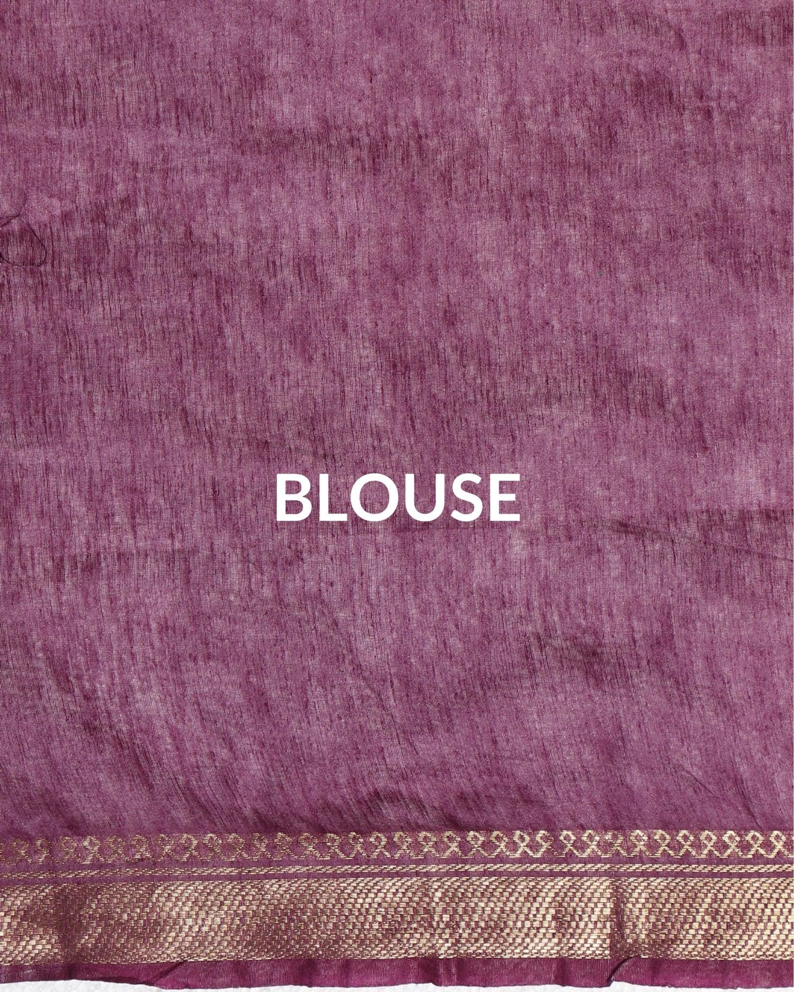 Bold Silk Linen Embroidered Purple Saree