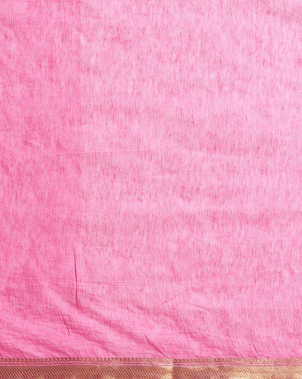 Poetic Silk Linen Embroidered Pink Saree