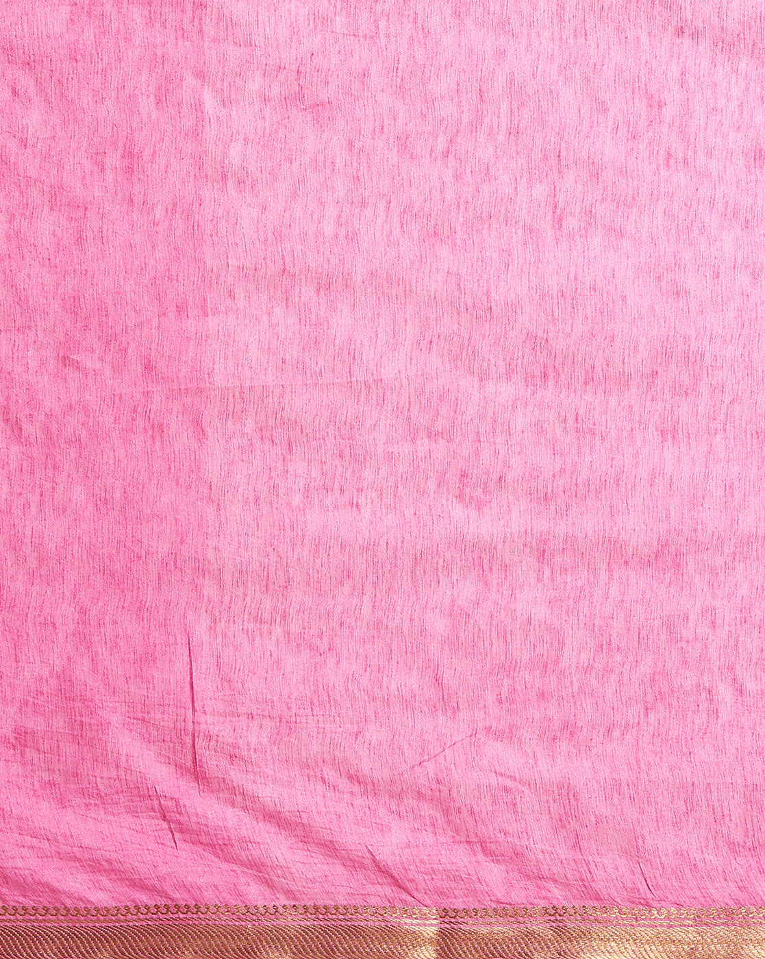Poetic Silk Linen Embroidered Pink Saree