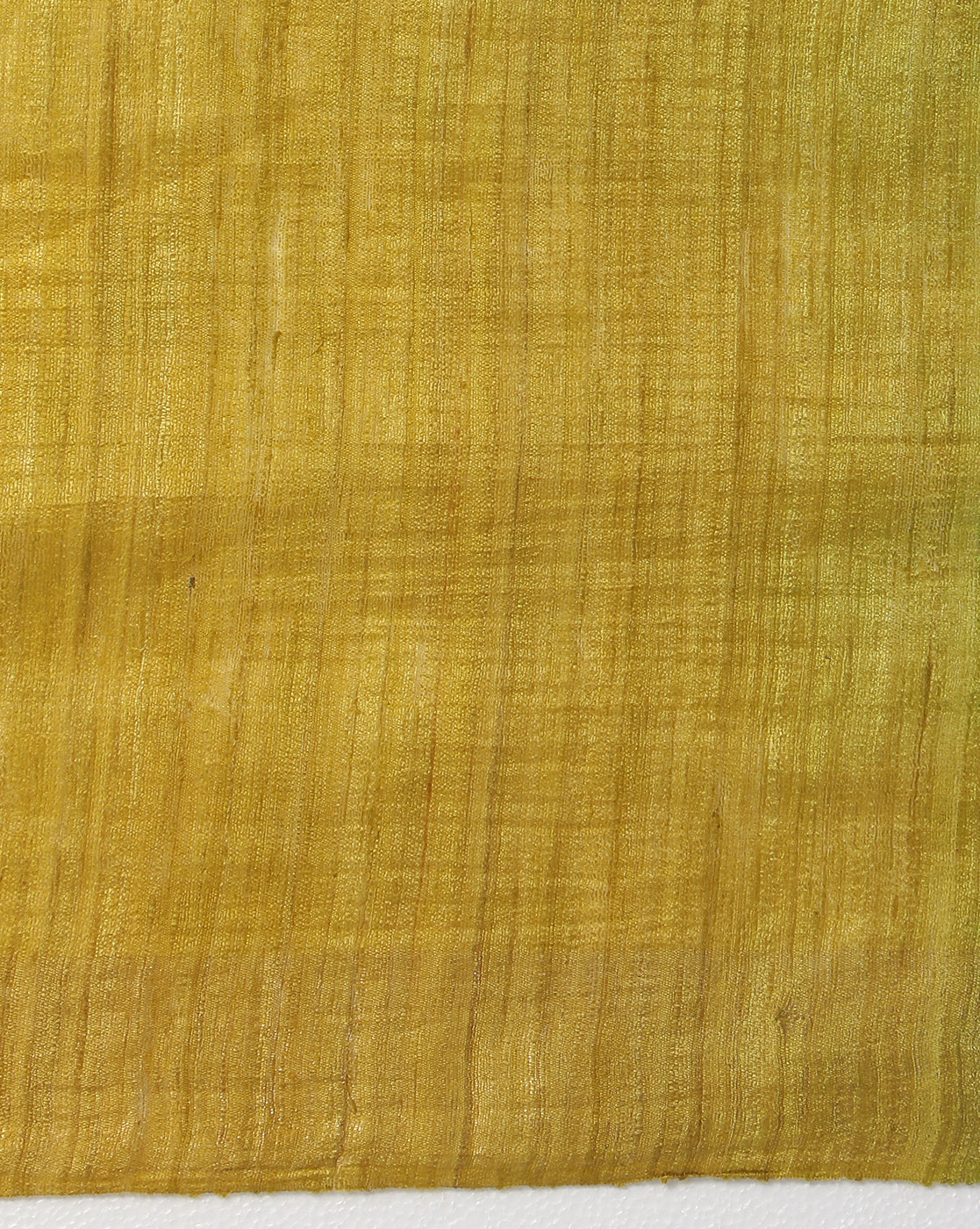 Silkmark Ghicha Tussar Silk Yellow & Blue Saree