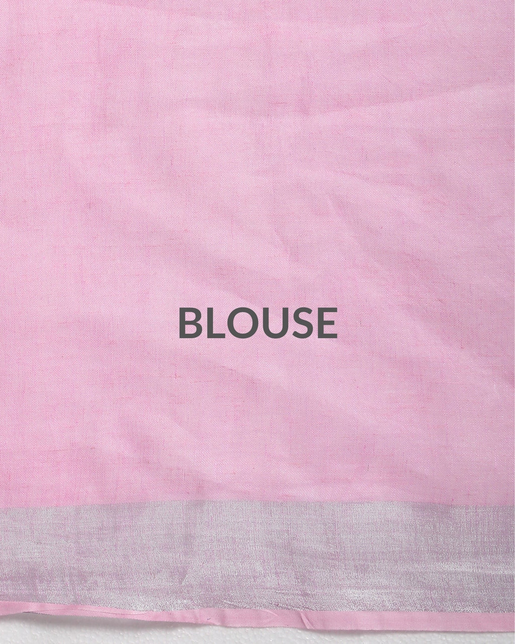 Masterful Handwoven Pure Linen Pink Saree