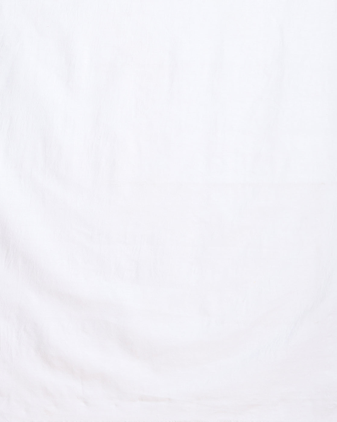 Pure Linen Bold White Dupatta & Katan Silk White Top Set