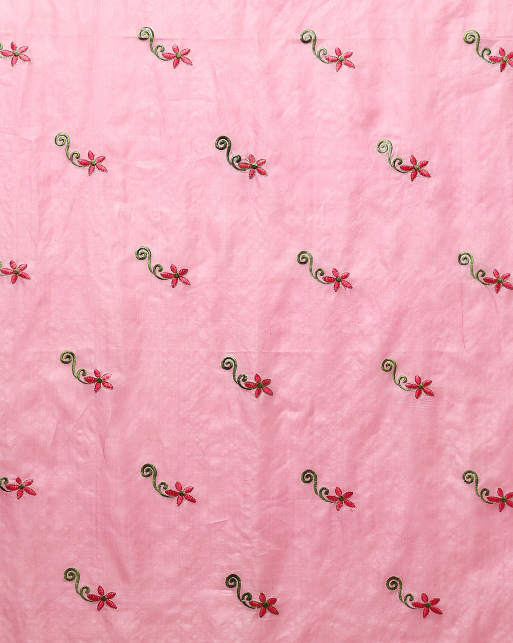 Silkmark Certified Pure Tussar Classy Embroidered Pink Saree