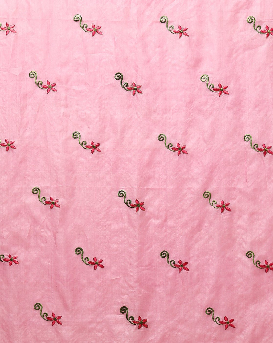 Silkmark Certified Pure Tussar Classy Embroidered Pink Saree