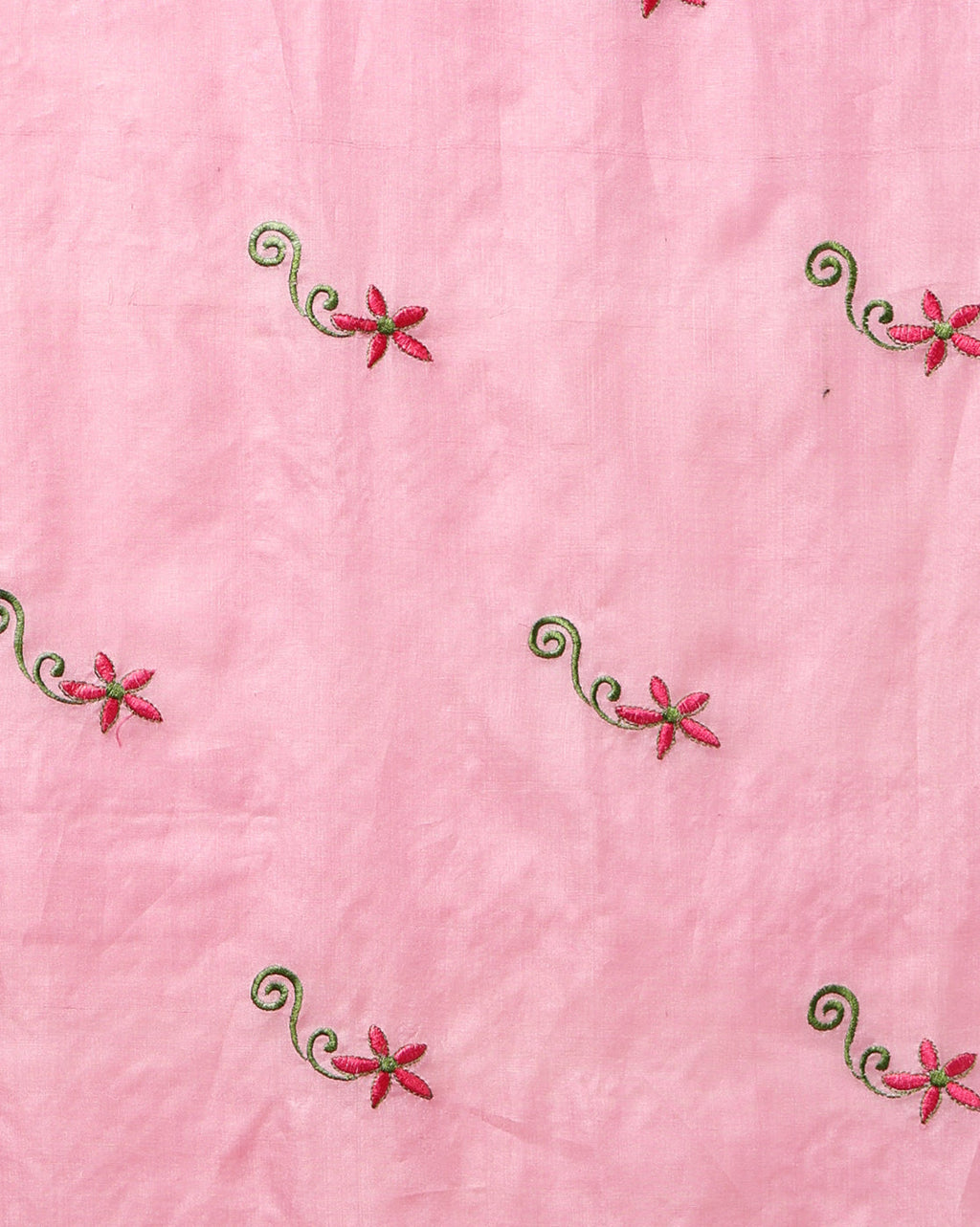 Silkmark Certified Pure Tussar Classy Embroidered Pink Saree