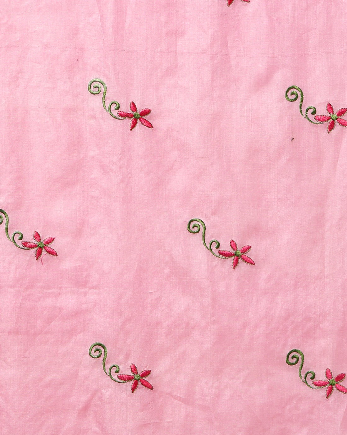 Silkmark Certified Pure Tussar Classy Embroidered Pink Saree