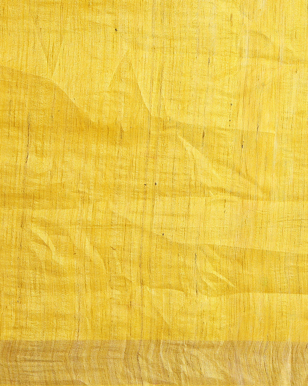 Silkmark Ghicha Tussar Harmonious Yellow & Purple Saree