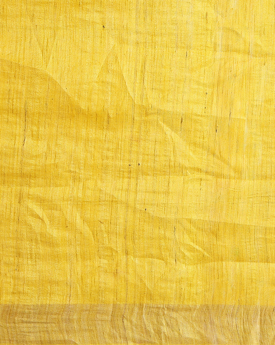 Silkmark Ghicha Tussar Harmonious Yellow & Purple Saree