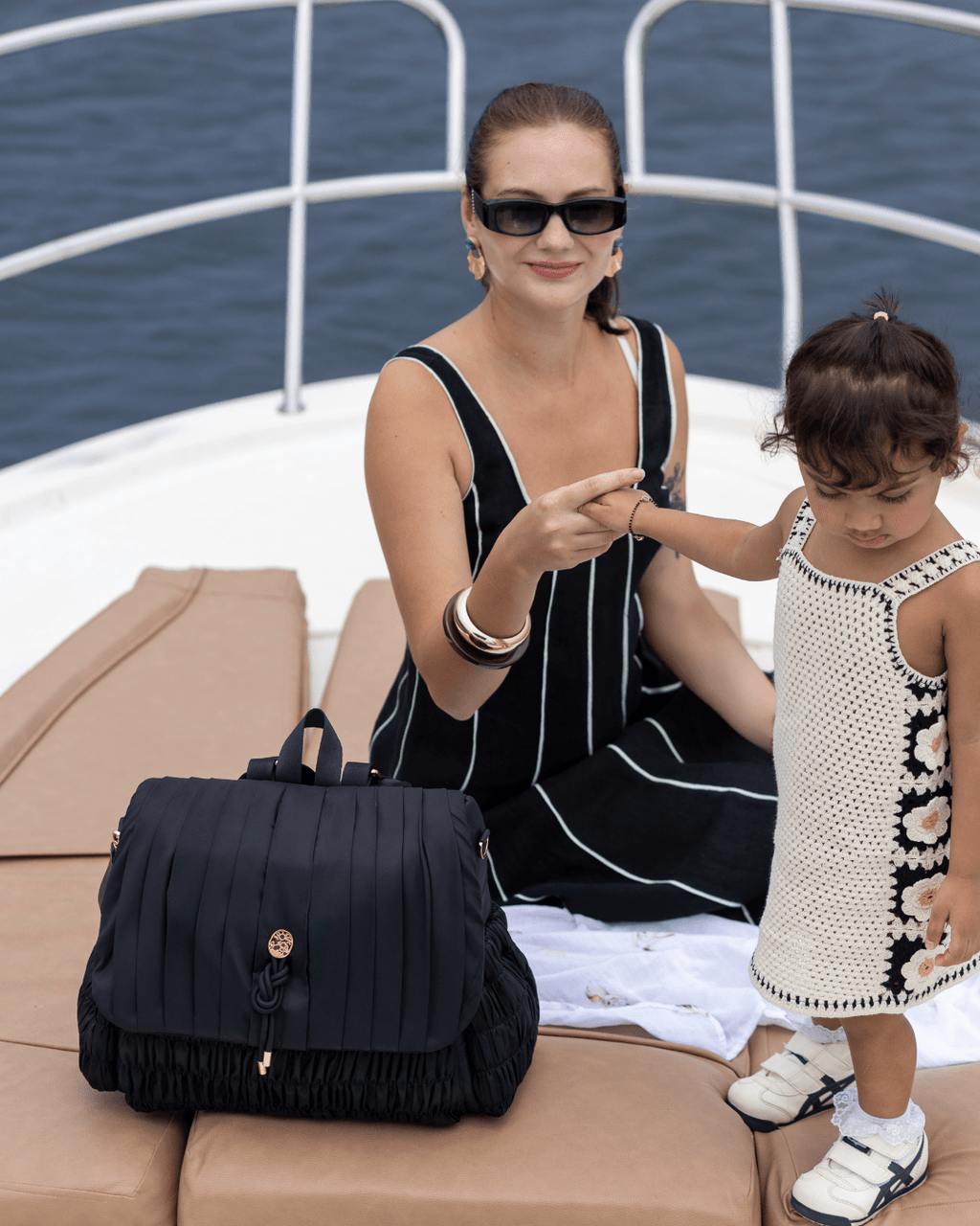 The Dune Diaper Bag - Black