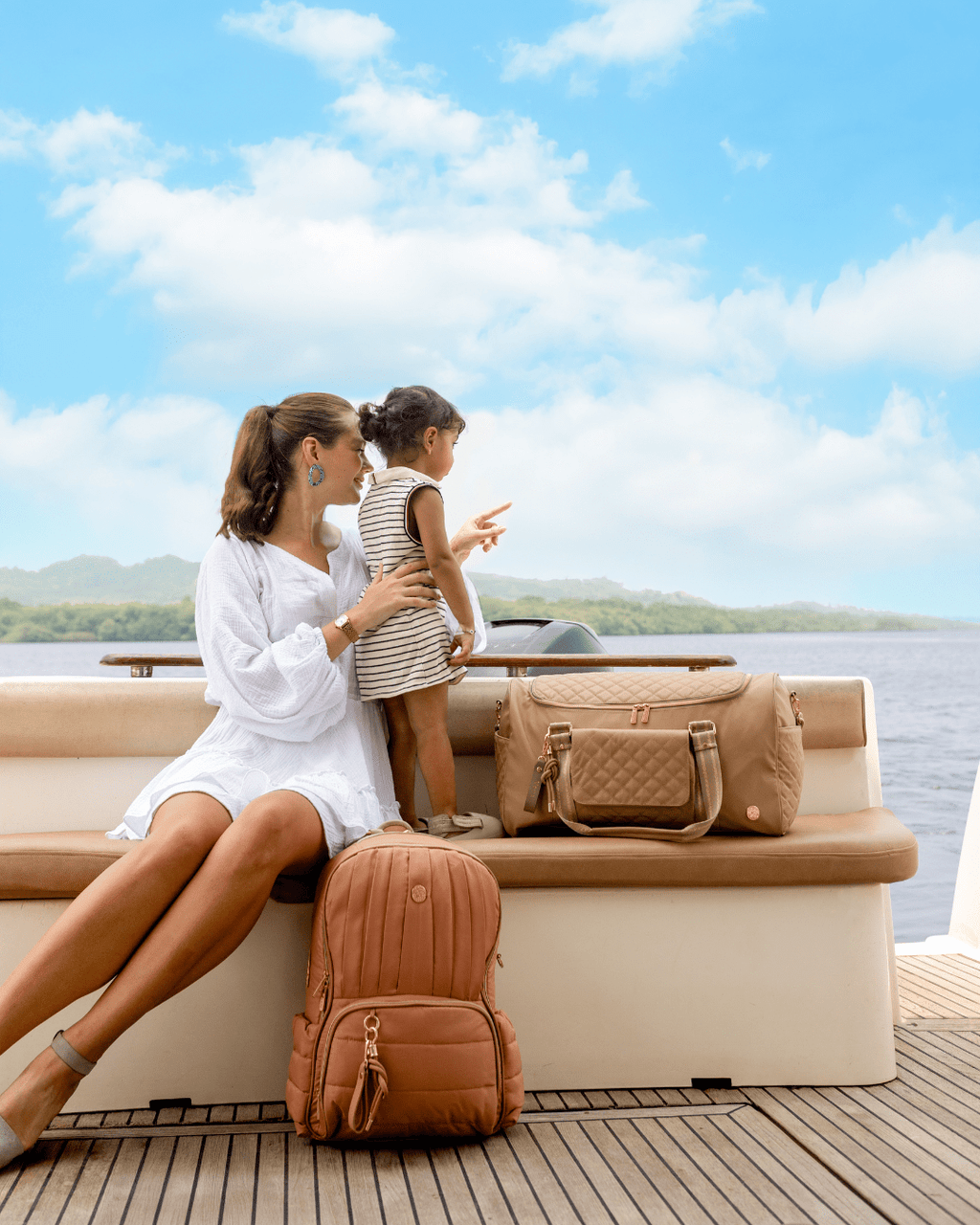 The Coast Diaper Bag - Dusty Rose