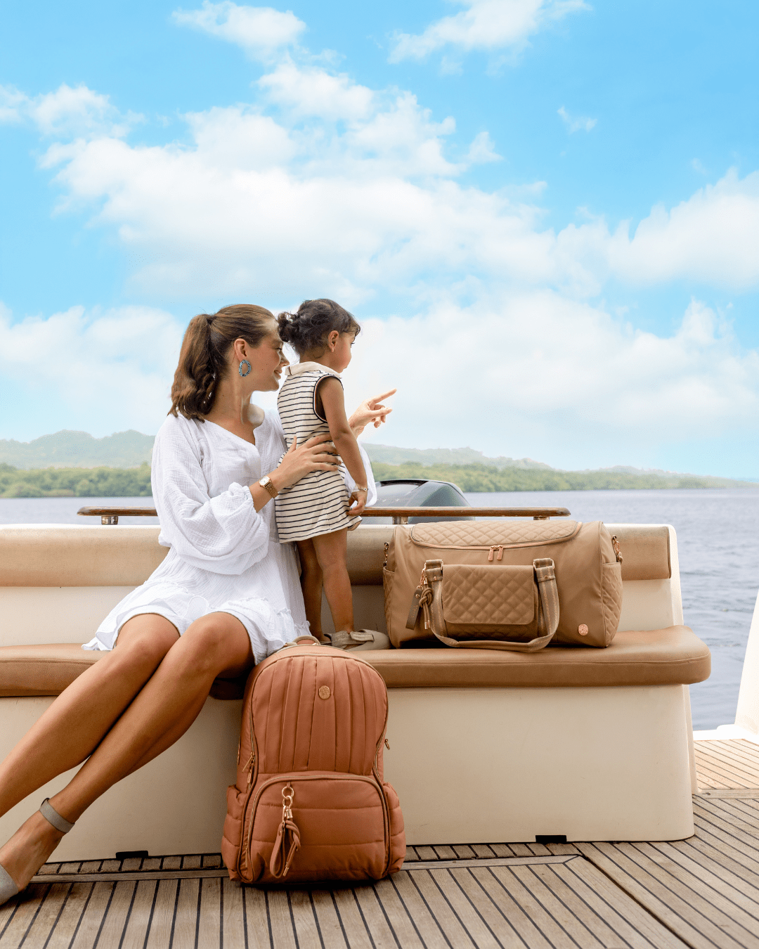 The Coast Diaper Bag - Dusty Rose