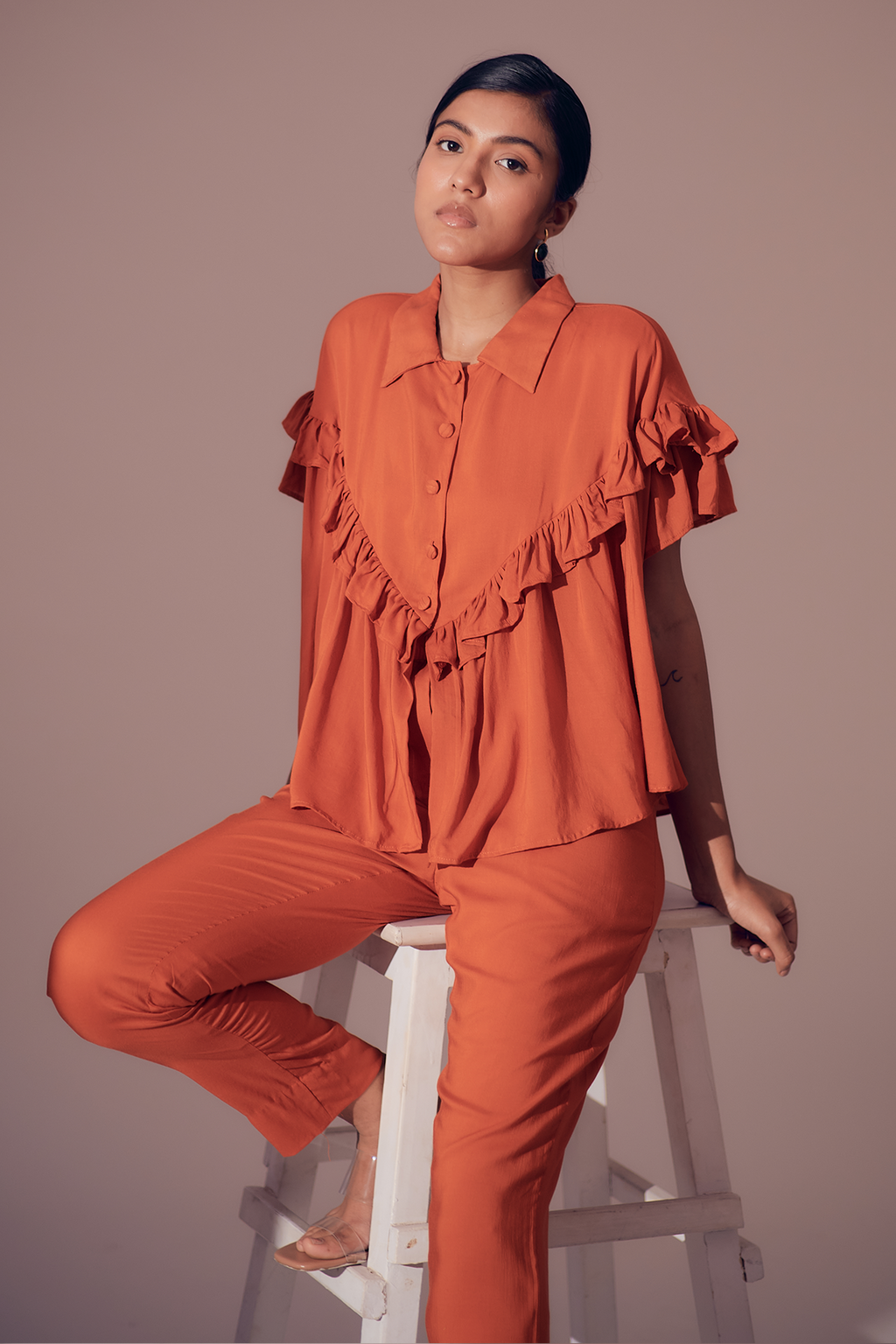 Fiji Top - Sunset Orange