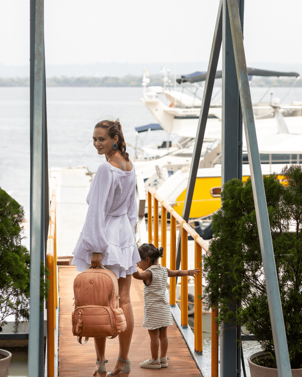 The Coast Diaper Bag - Dusty Rose