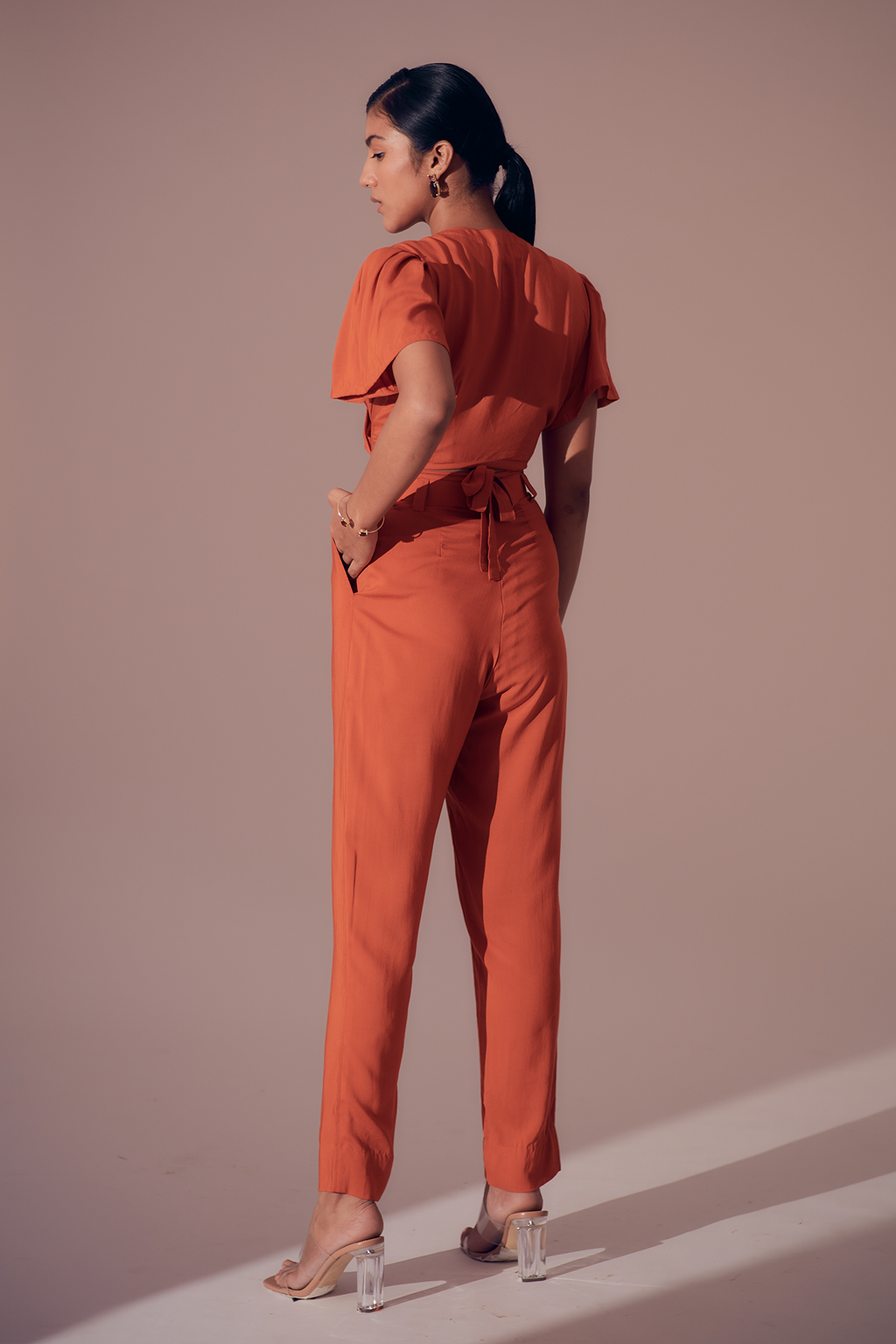 Tulum Top - Sunset Orange