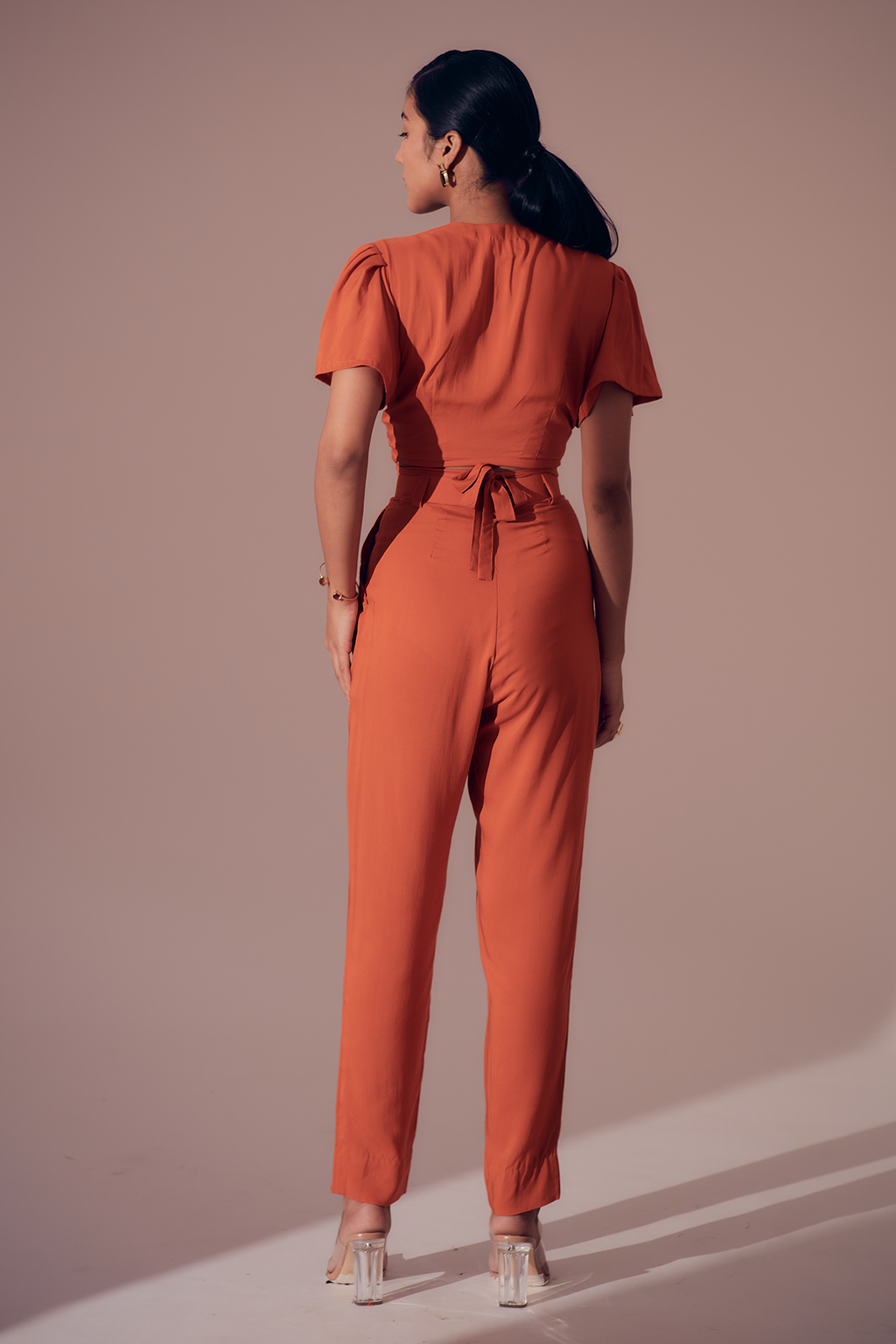 Clio Pants - Sunset Orange