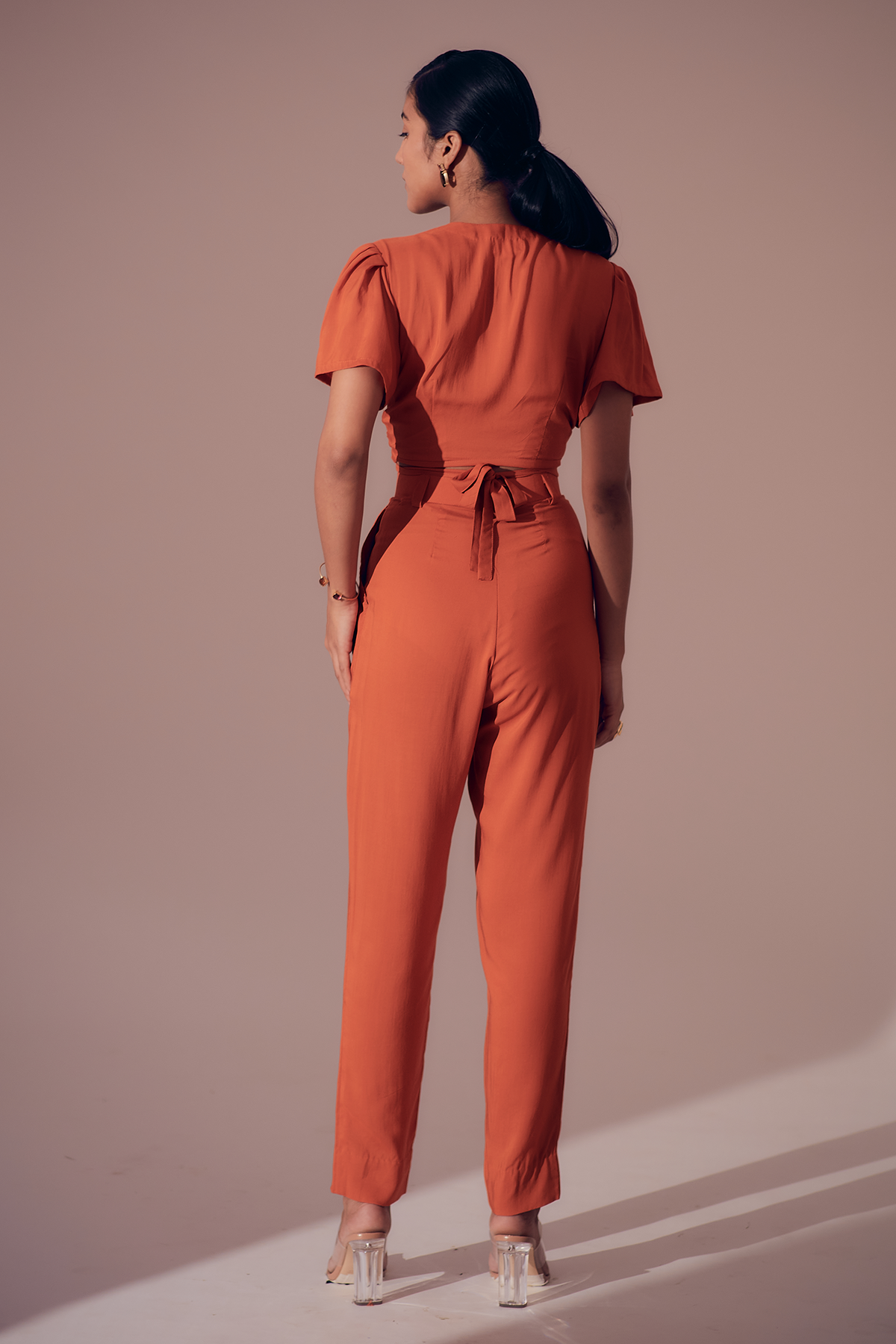 Clio Pants - Sunset Orange