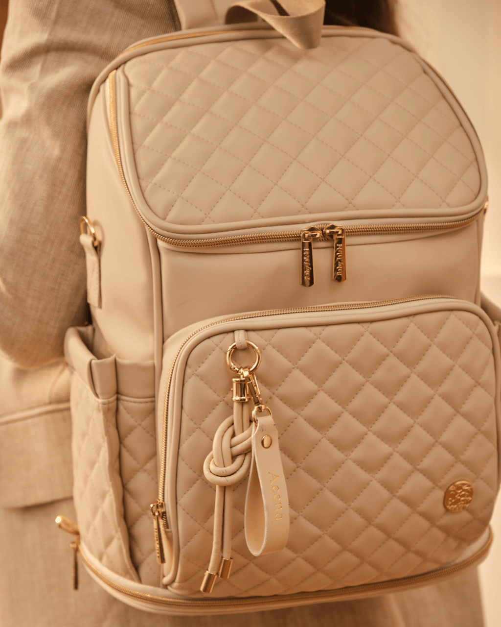 The Super Trooper Diaper Bag -Ecru