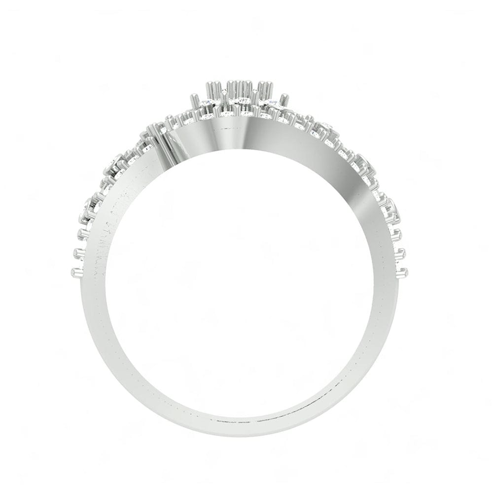 92.5 sterling silver zircon elegant ring