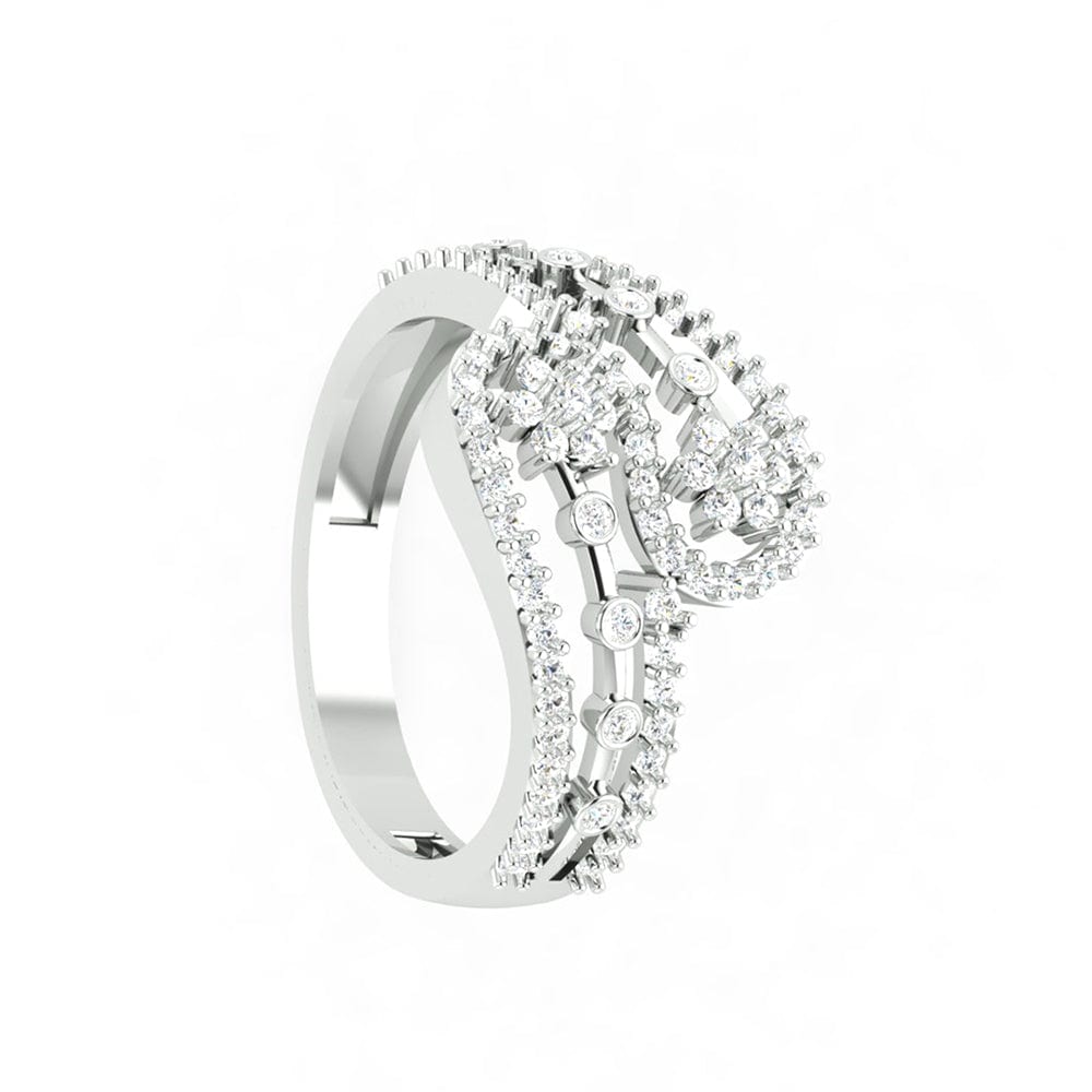 92.5 sterling silver zircon elegant ring