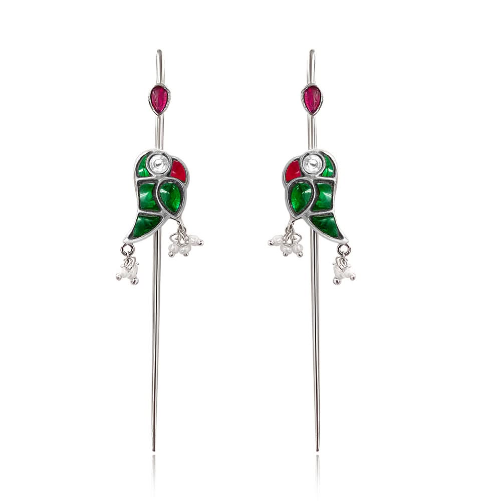 Mithu Silver Needle Earcuff