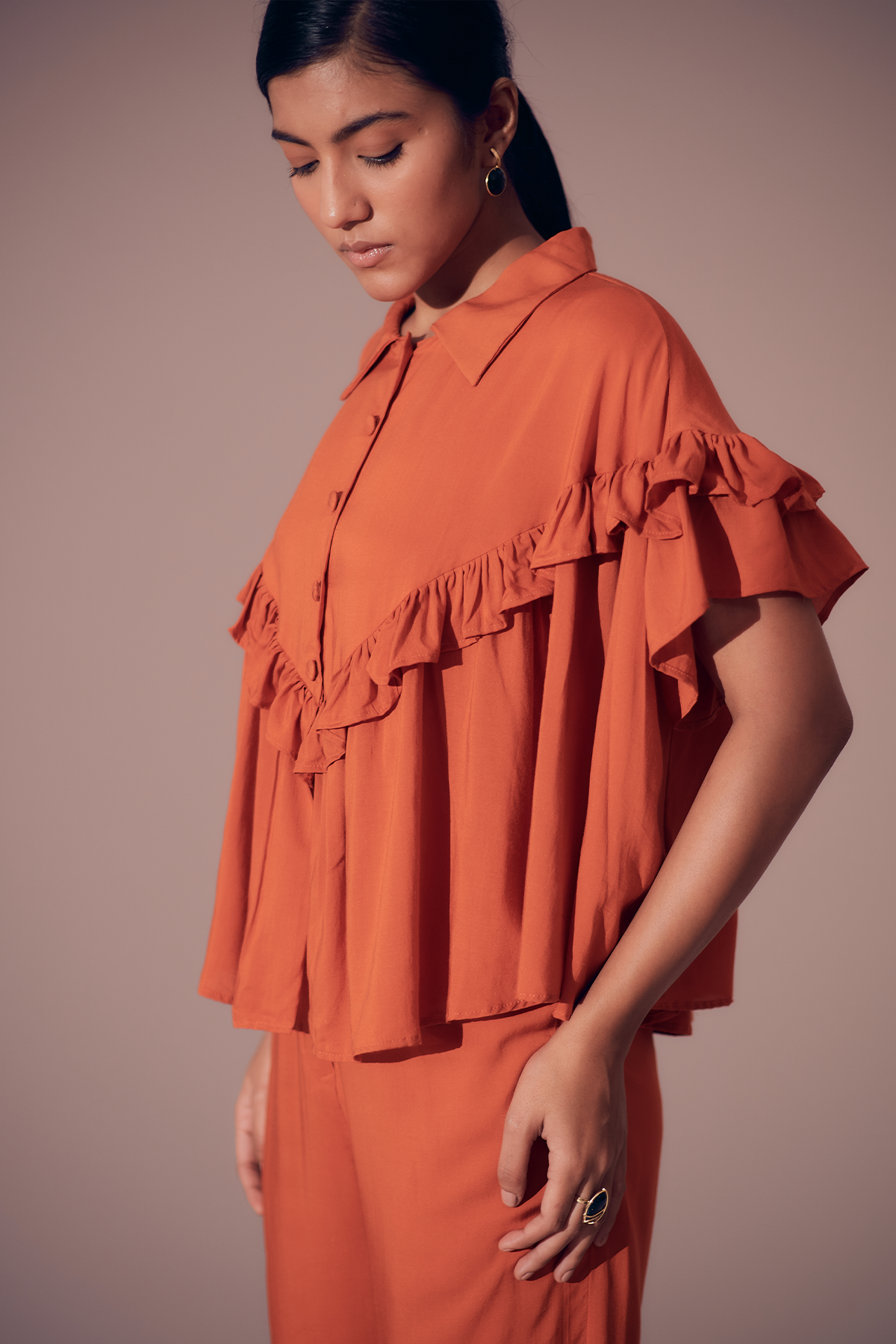 Fiji Top - Sunset Orange