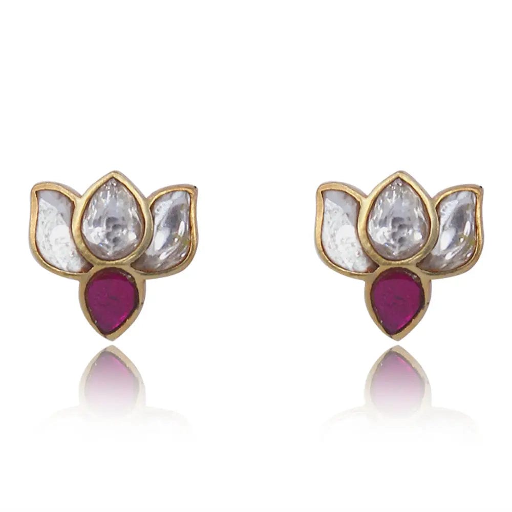 Silver sui dhaga earrings
