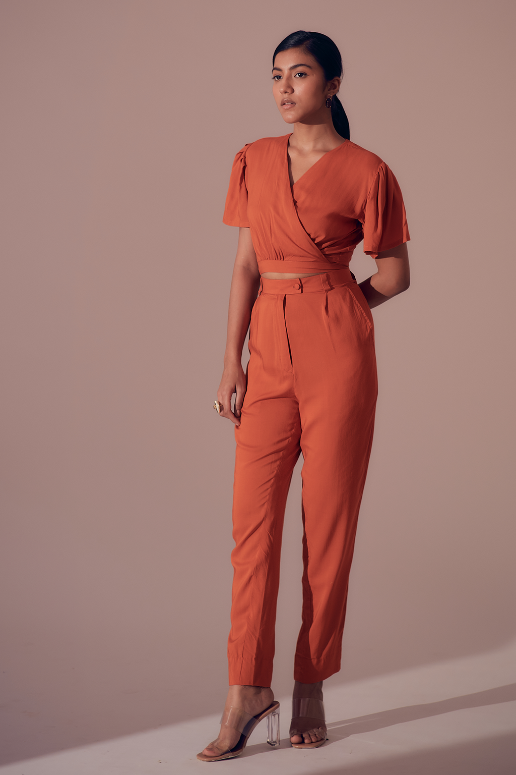 Tulum Top - Sunset Orange