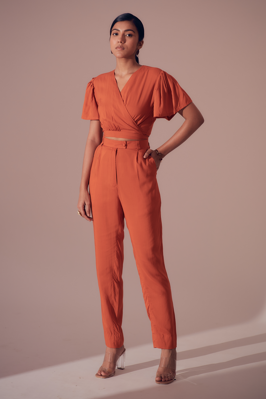 Tulum Top - Sunset Orange