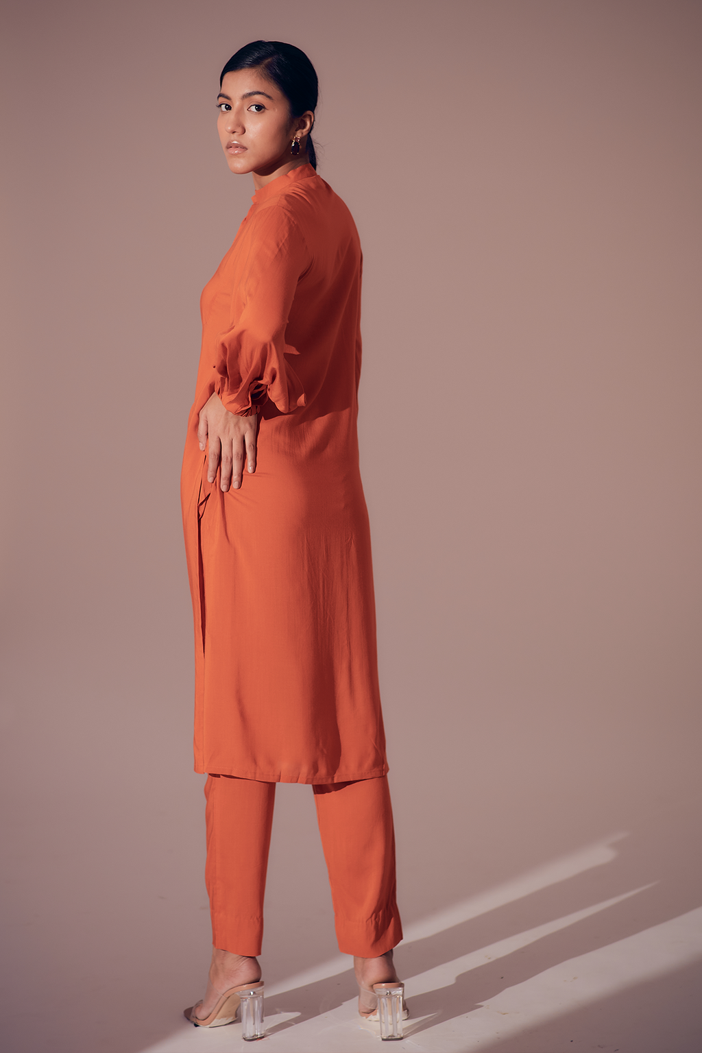 Napa Long shirt - Sunset Orange