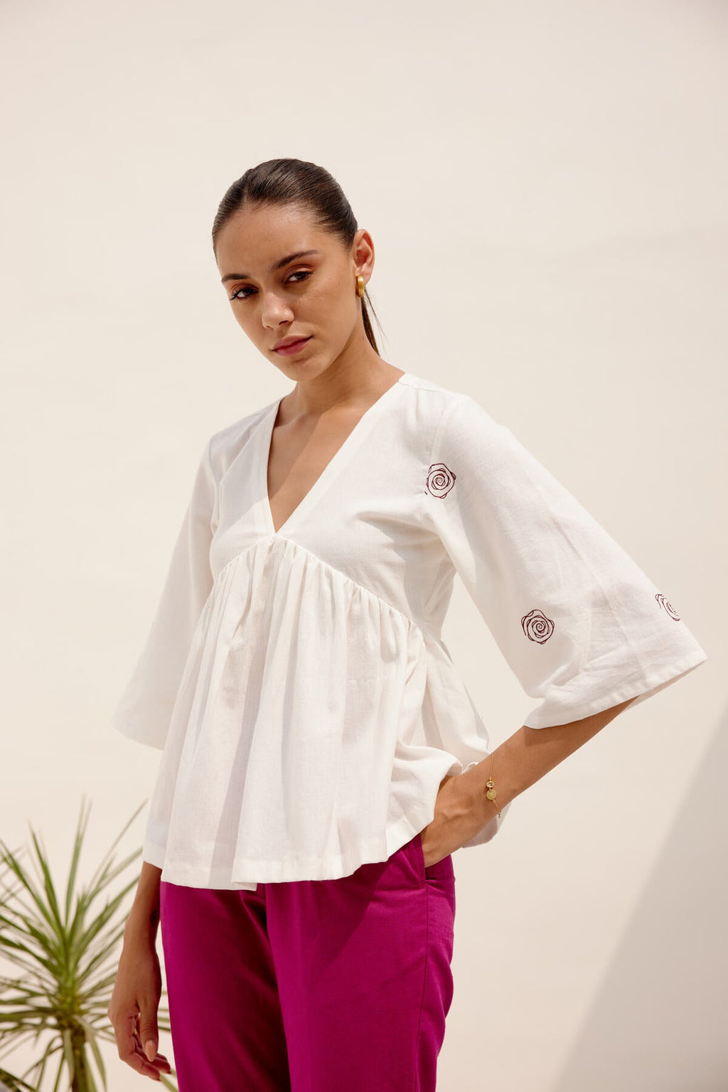 Serenity Co-ord set - White (Set of 2)