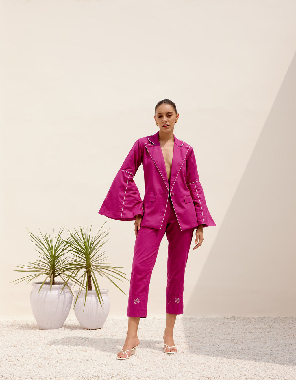 Joy Co-ord Set- Magenta (Set of 2)