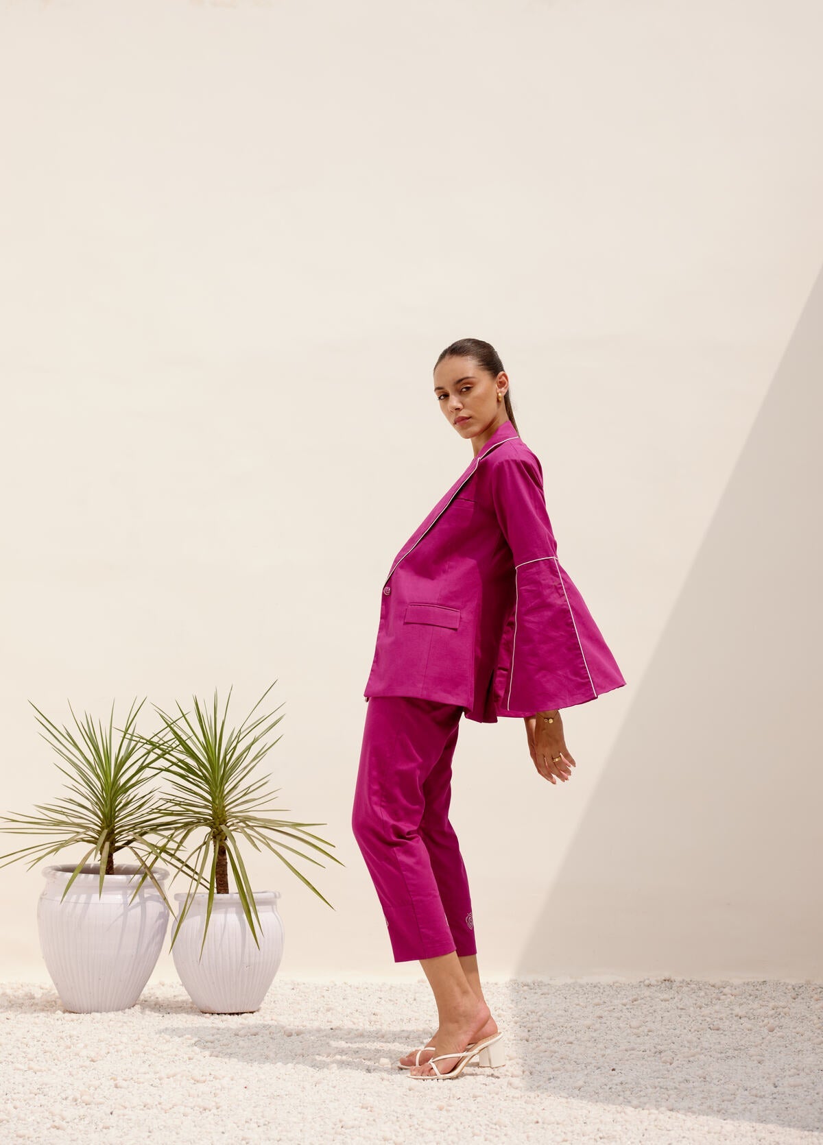Joy Co-ord Set- Magenta (Set of 2)