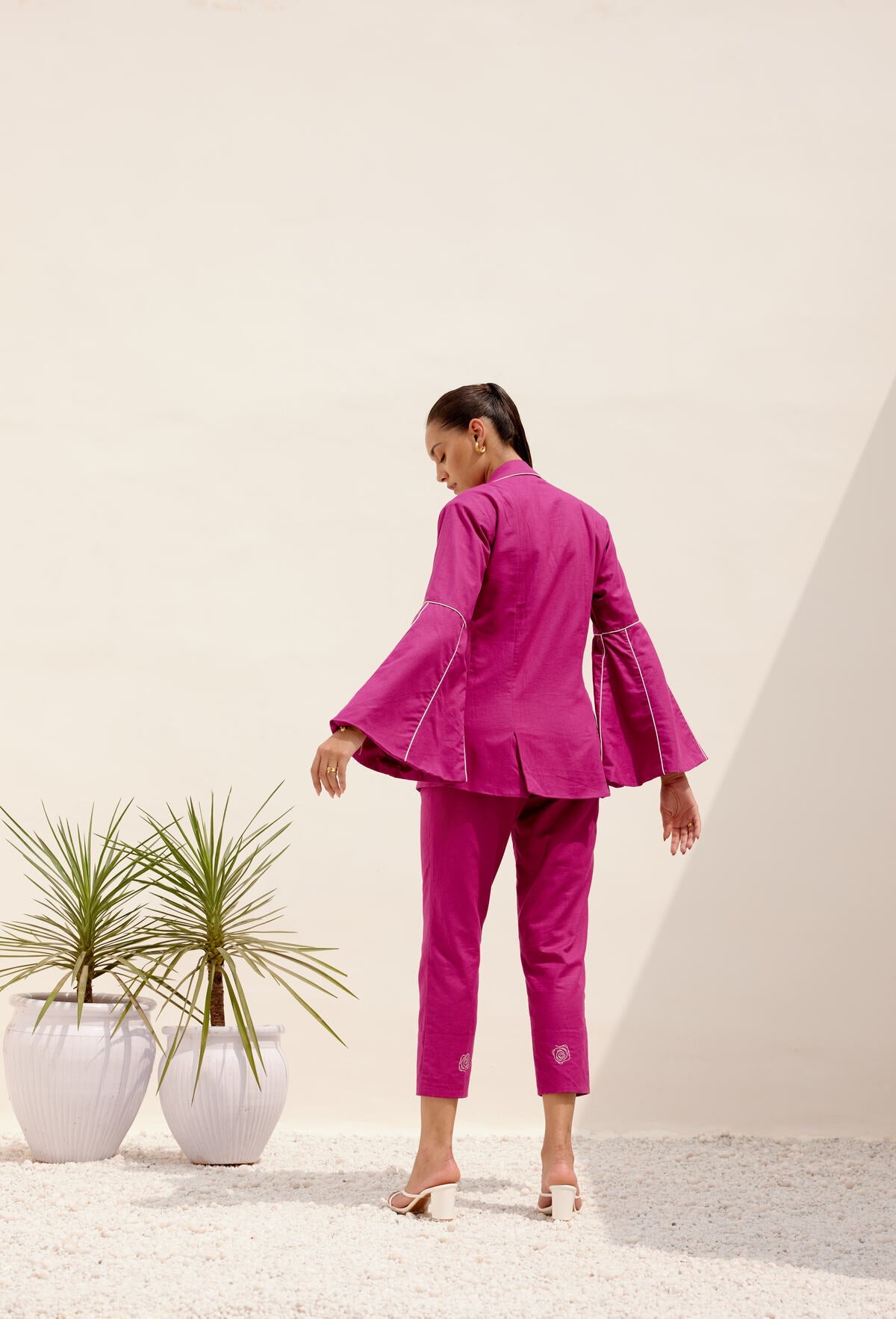 Joy Co-ord Set- Magenta (Set of 2)