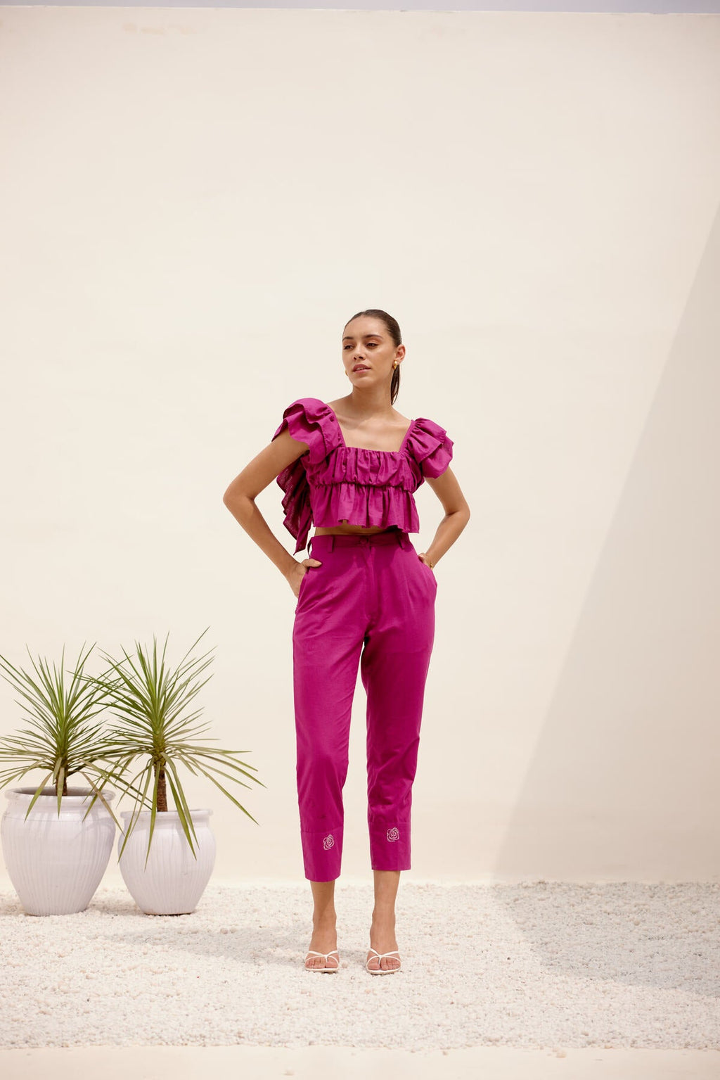 Amour Top - Magenta