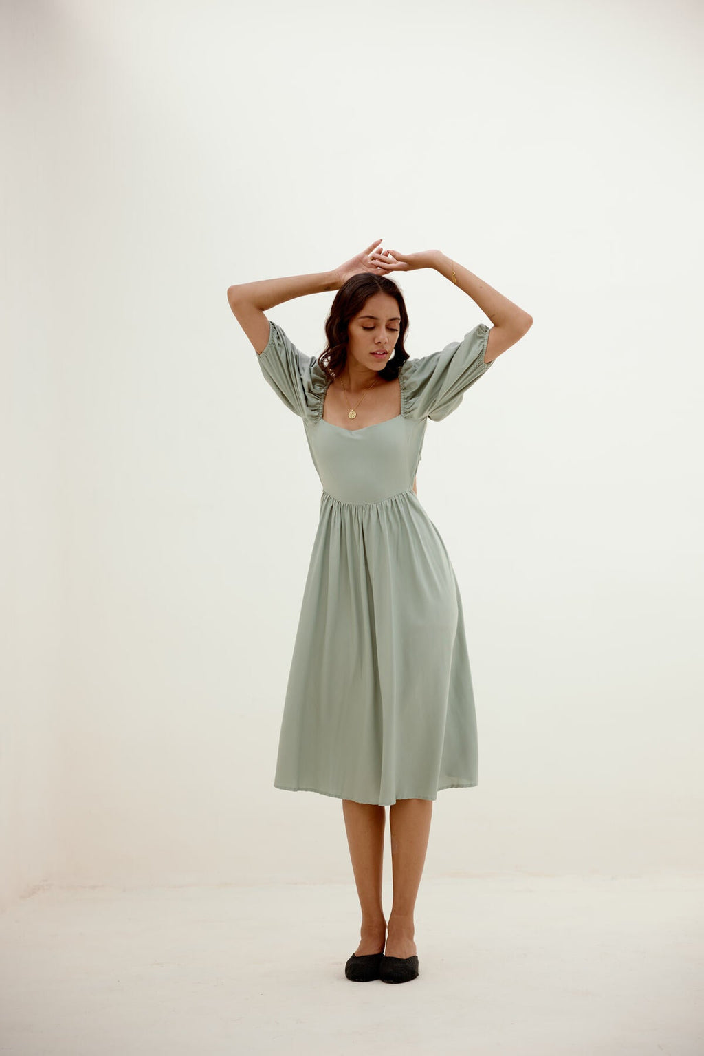 Hush Hush Cut Out Dress - Green