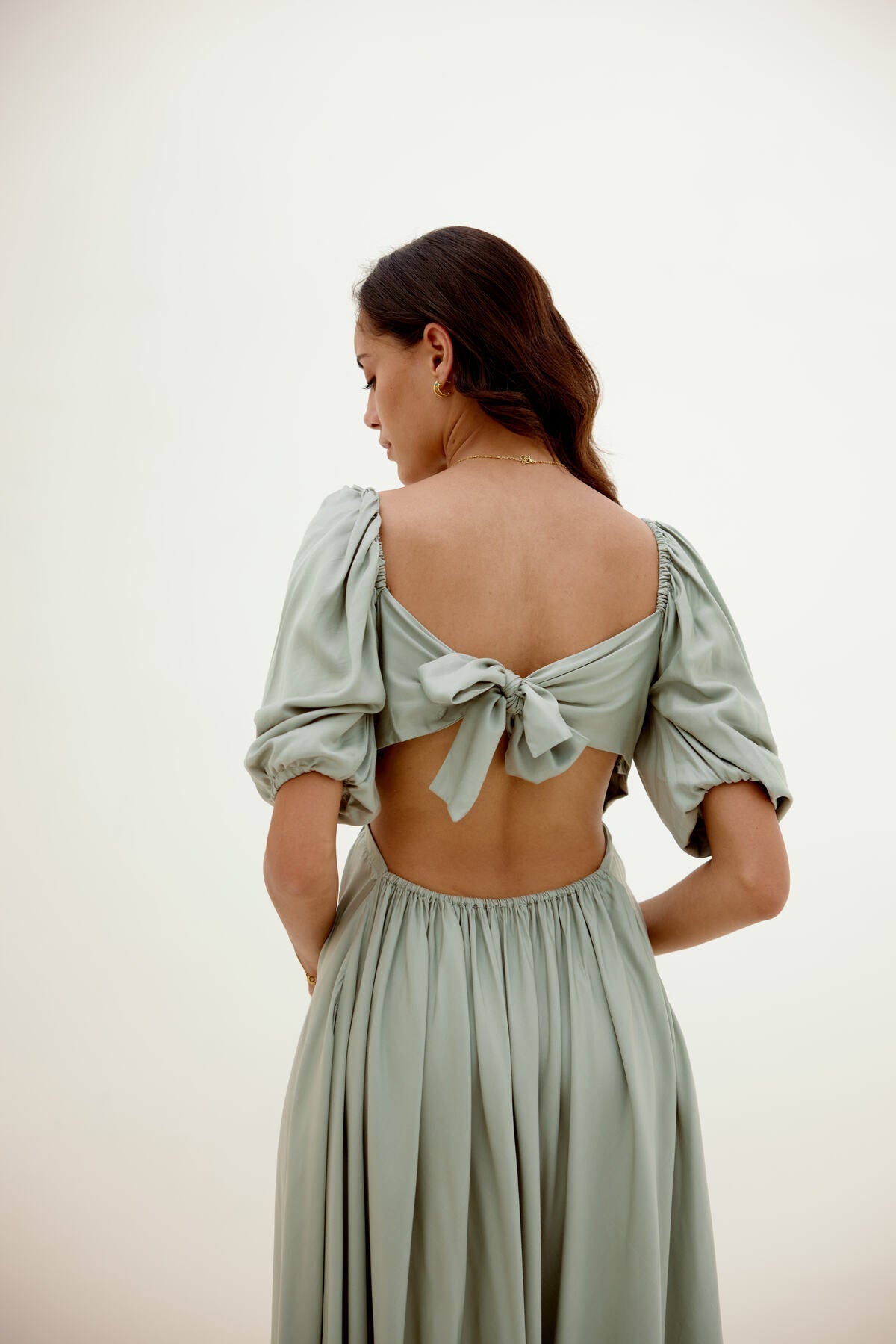 Hush Hush Cut Out Dress - Green