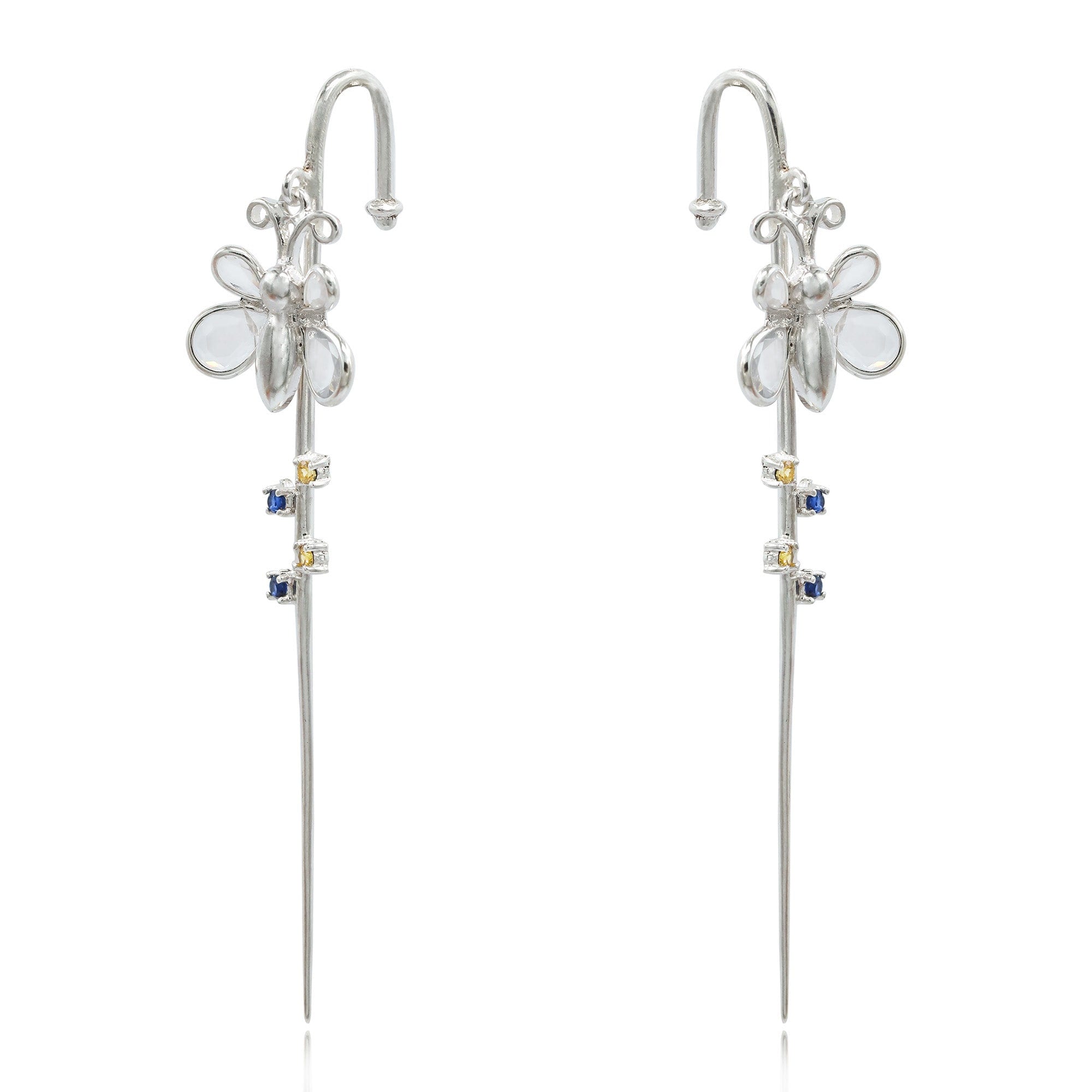 Silver Butterfly Earcuff