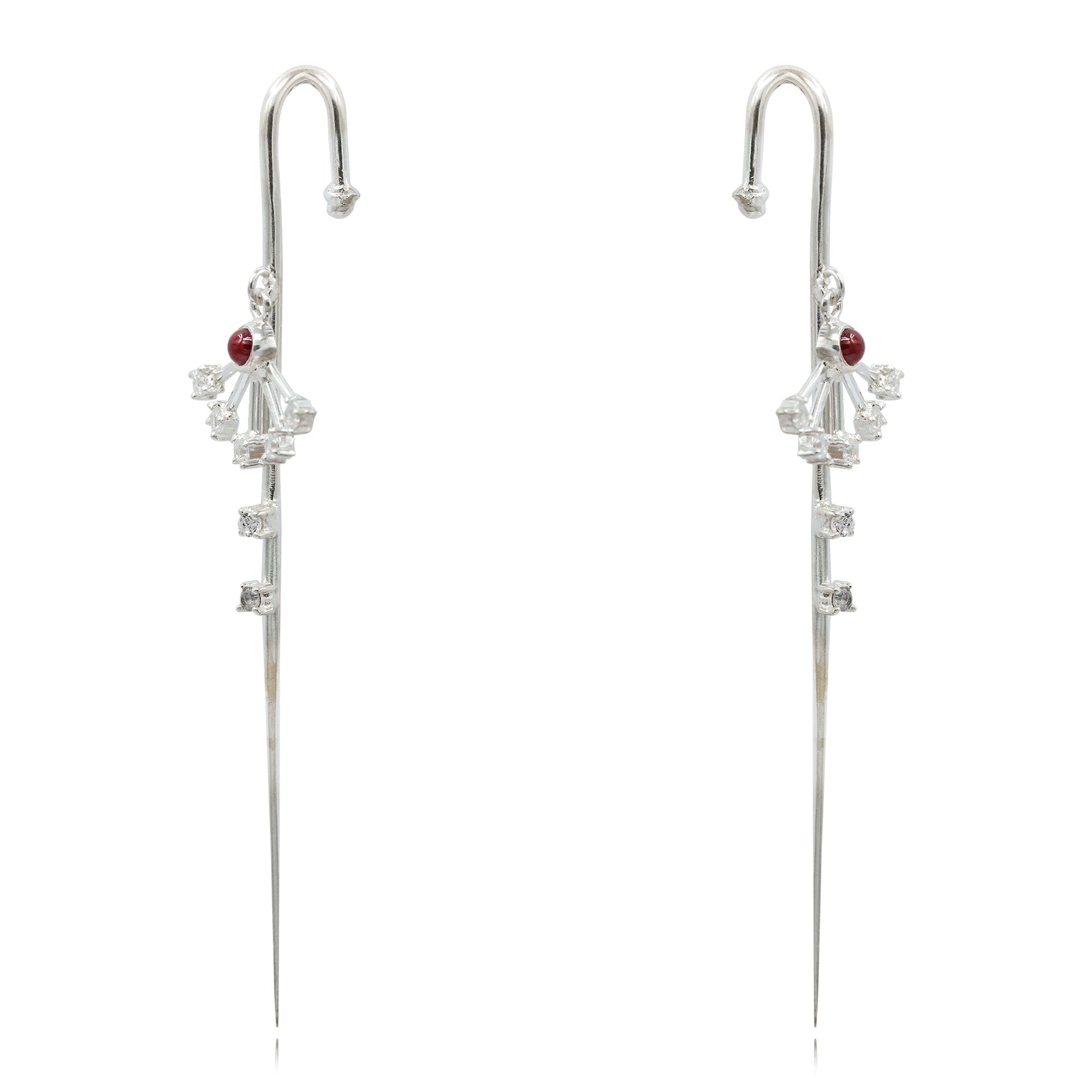 Silver Quirky Earcuff