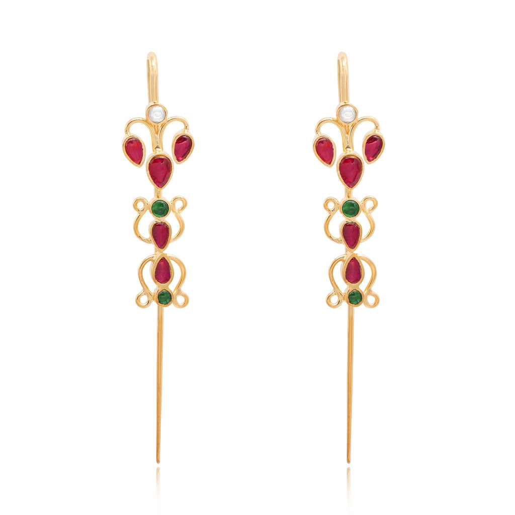 Traditional Silver 92.5 Needle Ear Cuff