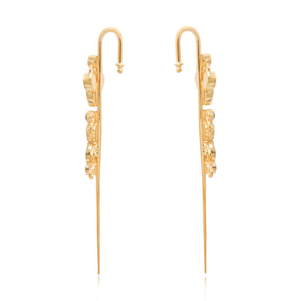 Traditional Silver 92.5 Needle Ear Cuff