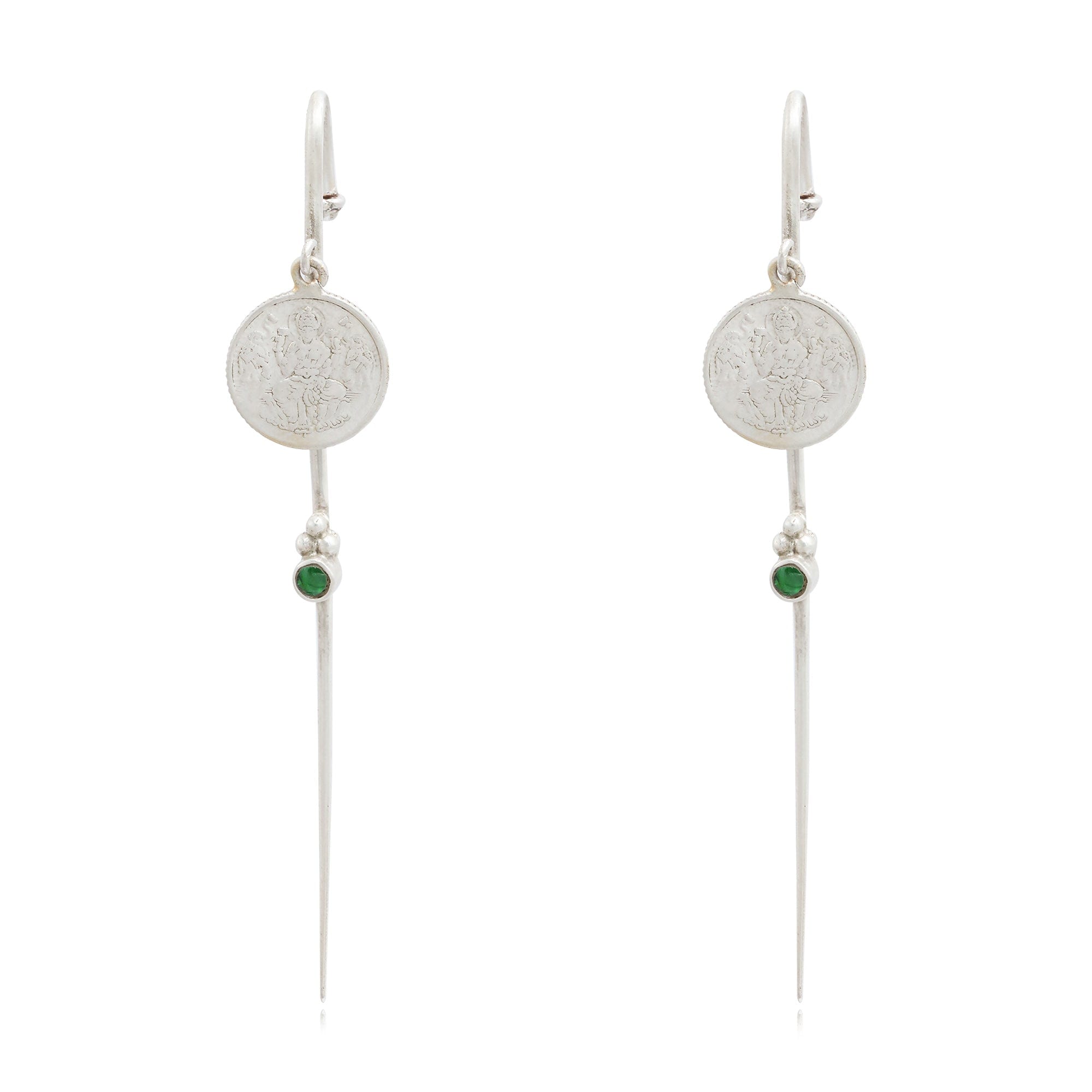 Silver Coin Earcuff